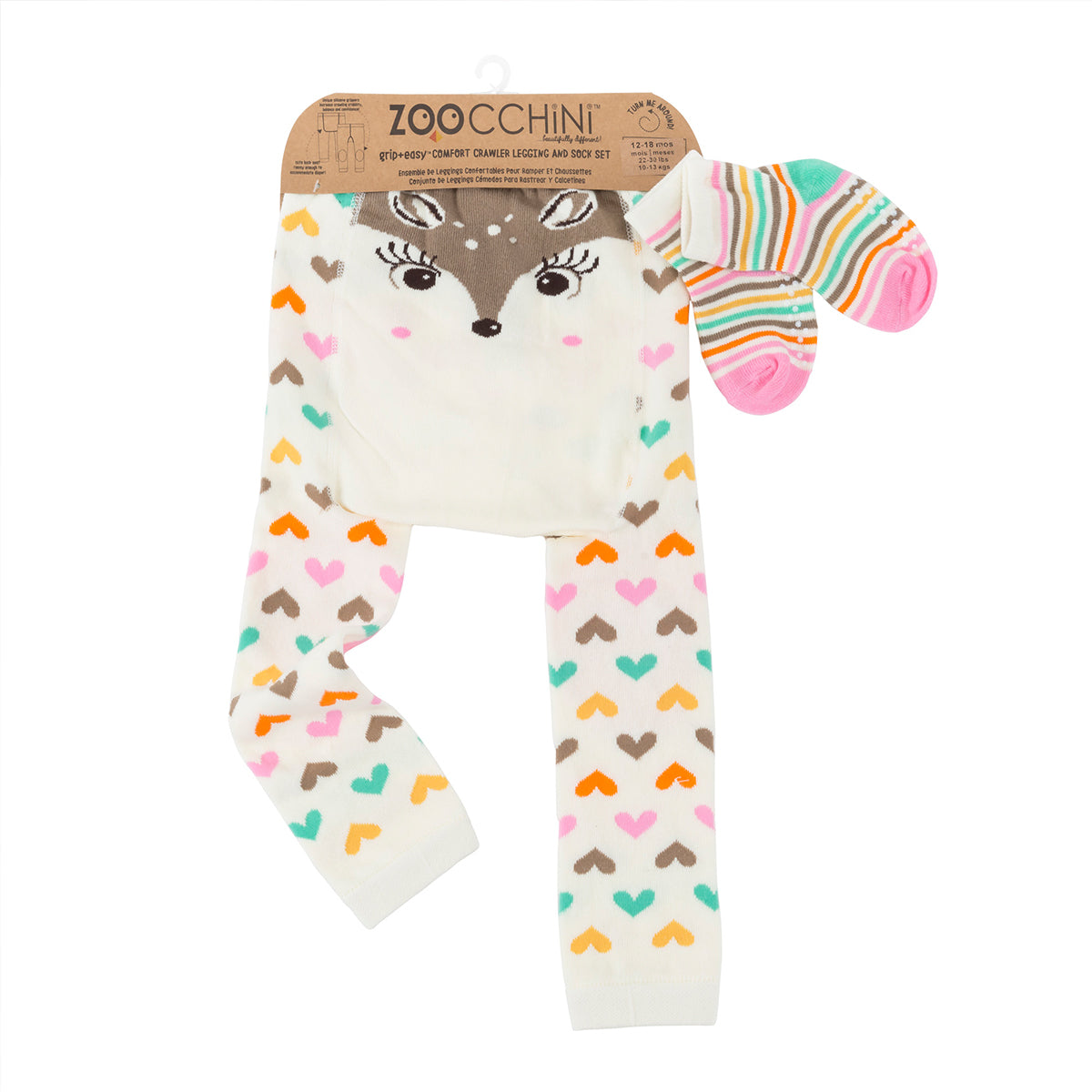 fawn leggings, baby leggings, zoochine