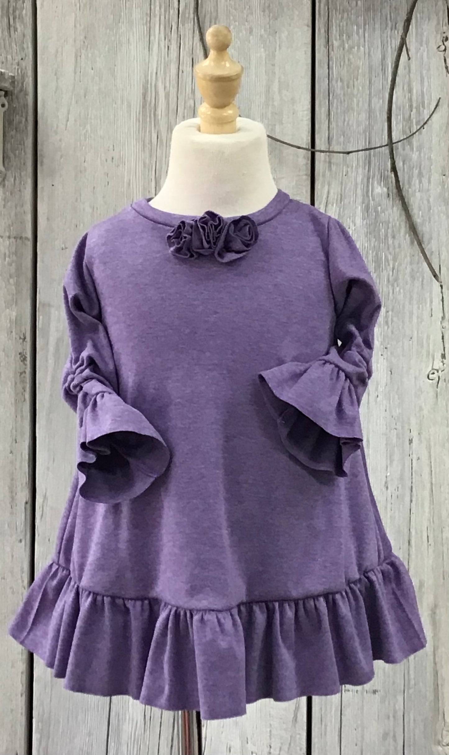 Knit Flounce Dress/Top-Niffers