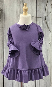 Knit Flounce Dress/Top