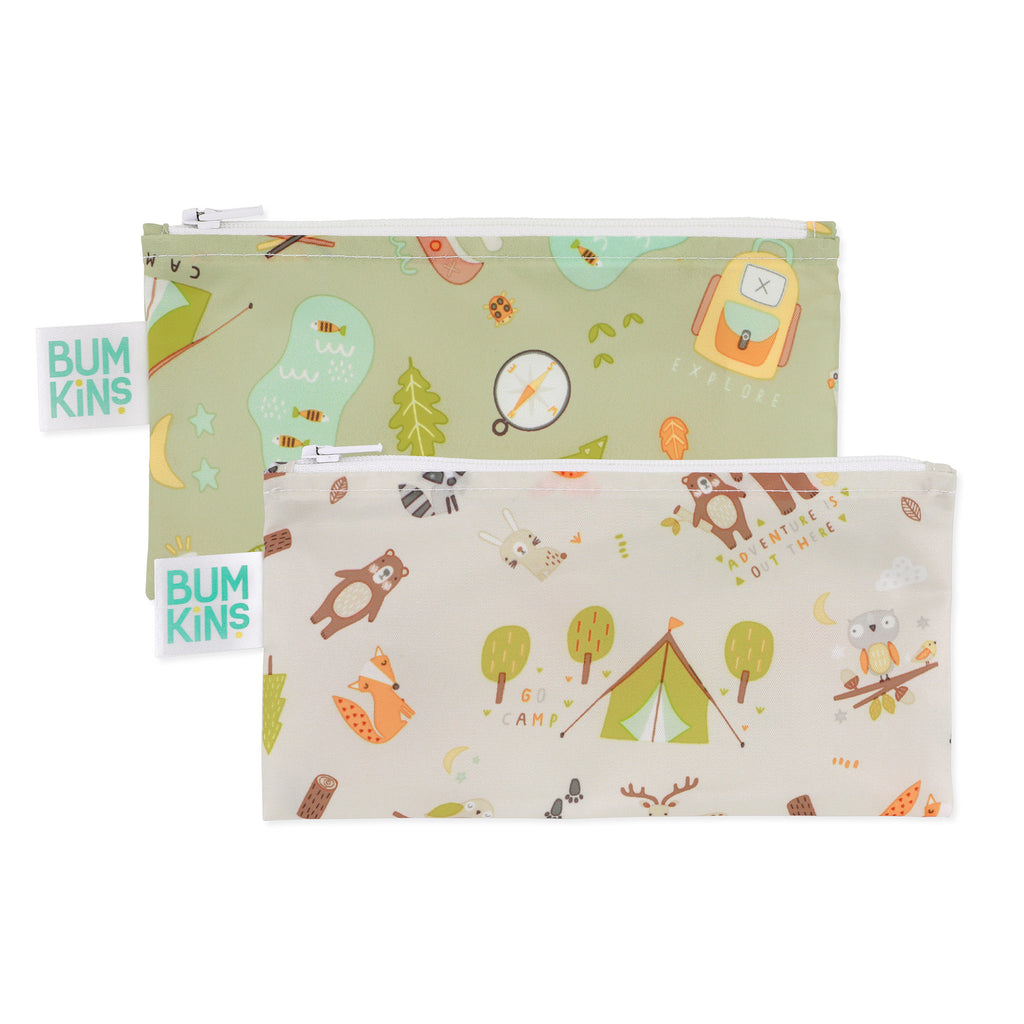 reusable snack bags, camping snack bags