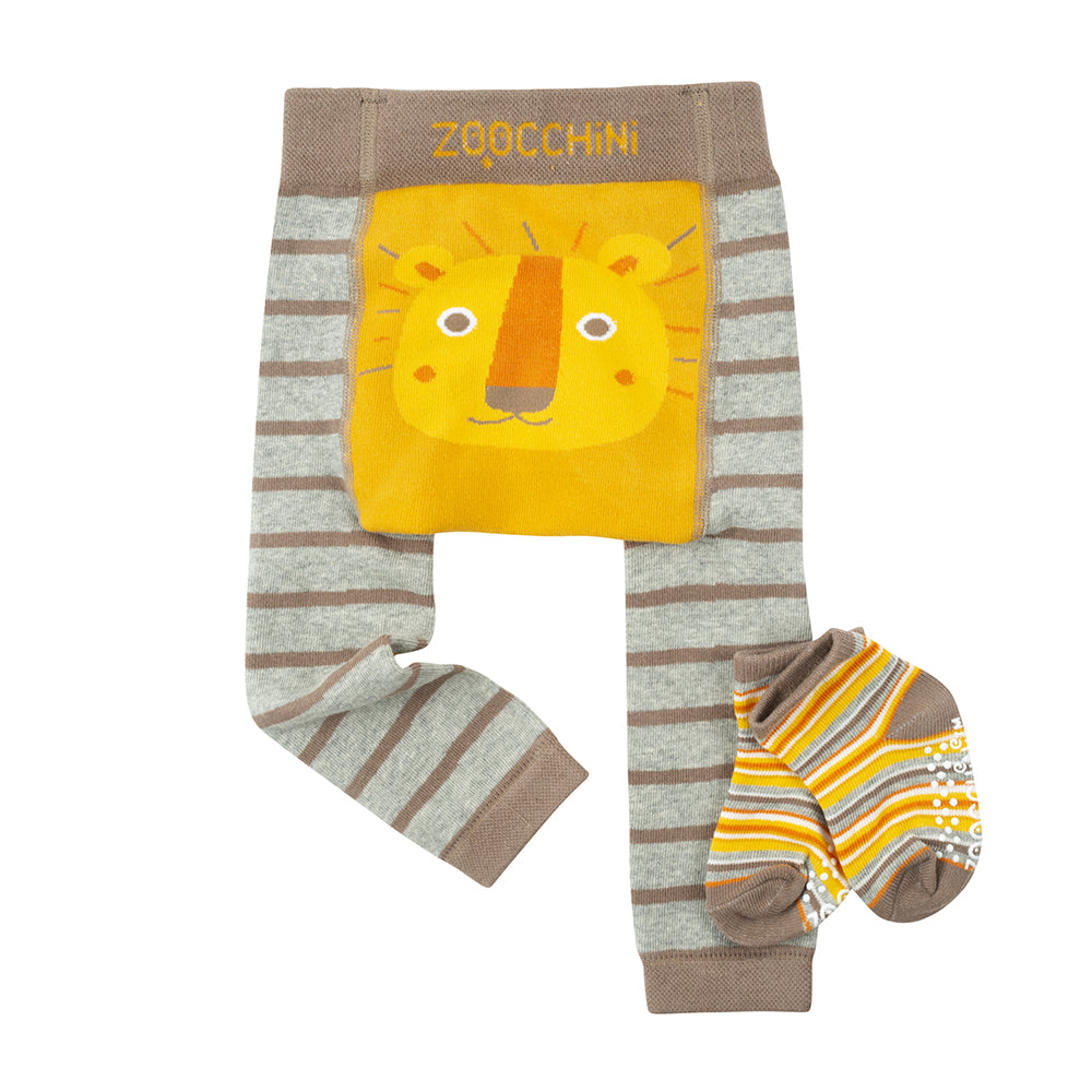 leggings, baby leggings, zoochini, lion leggings