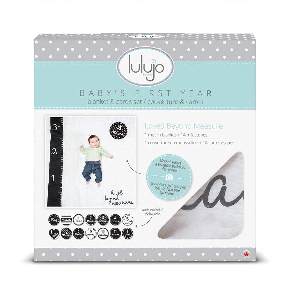 Baby’s First Year Milestone Blankets-Lulujo