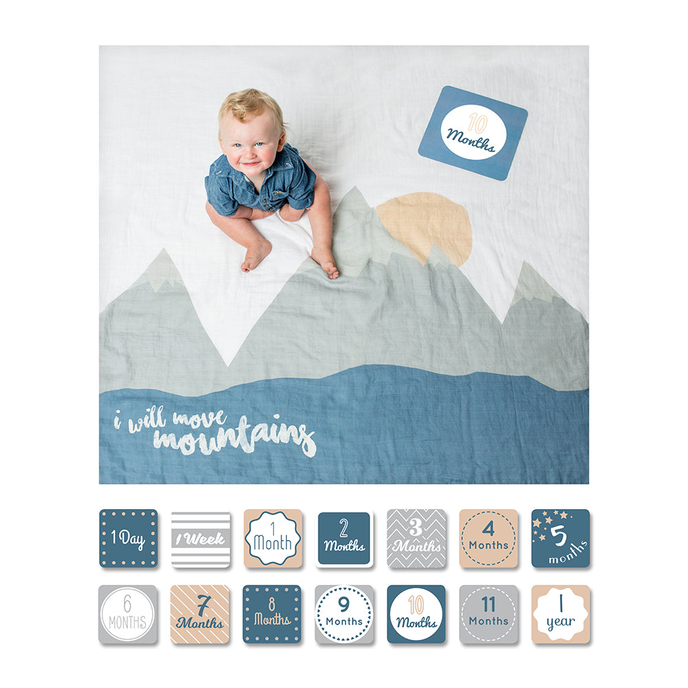 Baby’s First Year Milestone Blankets-Lulujo