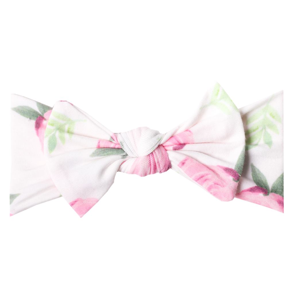 floral bows, baby bow, copper pearl