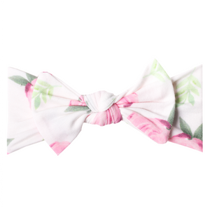 floral bows, baby bow, copper pearl
