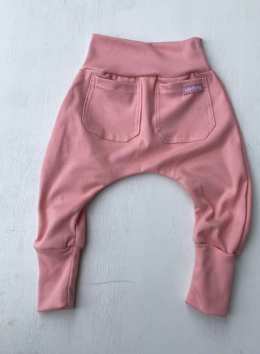 Cotton Pocket Grow Pants For Babies-Niffers