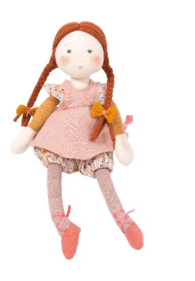 Rosalie Muslin Doll Collection (2 Styles) By Moulin Roty 31cm