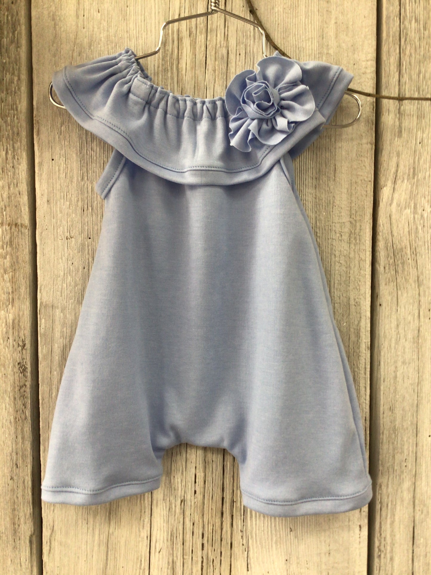 Knit Ruffle Rompers-Niffers