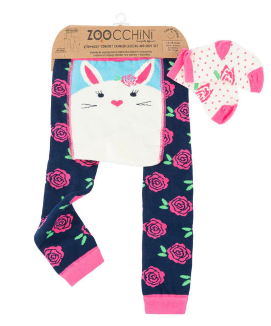 Grip+easy™ Crawler Legging & Sock Sets-Zoocchini