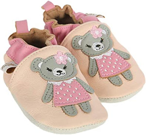 Soft Leather Baby Shoes. -Tickle Toes