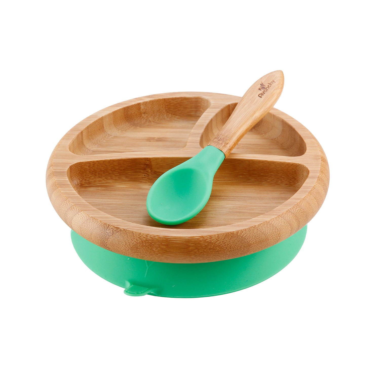 bamboo baby bowls,  silicone sticky bowls, natural bowls