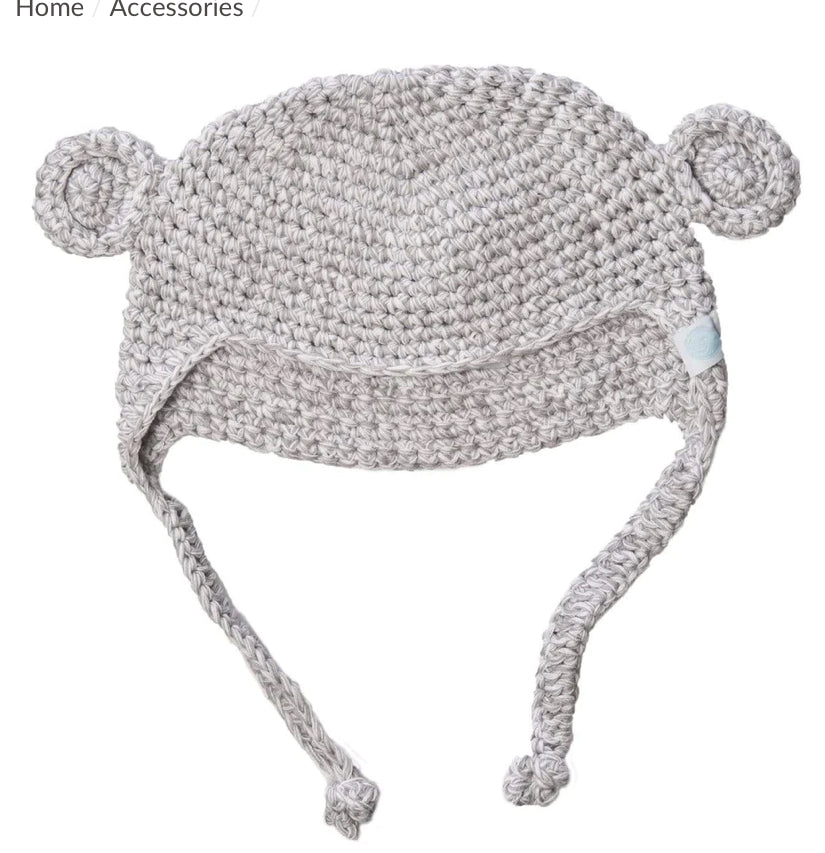 Beba Bean Crochet Bear Toque