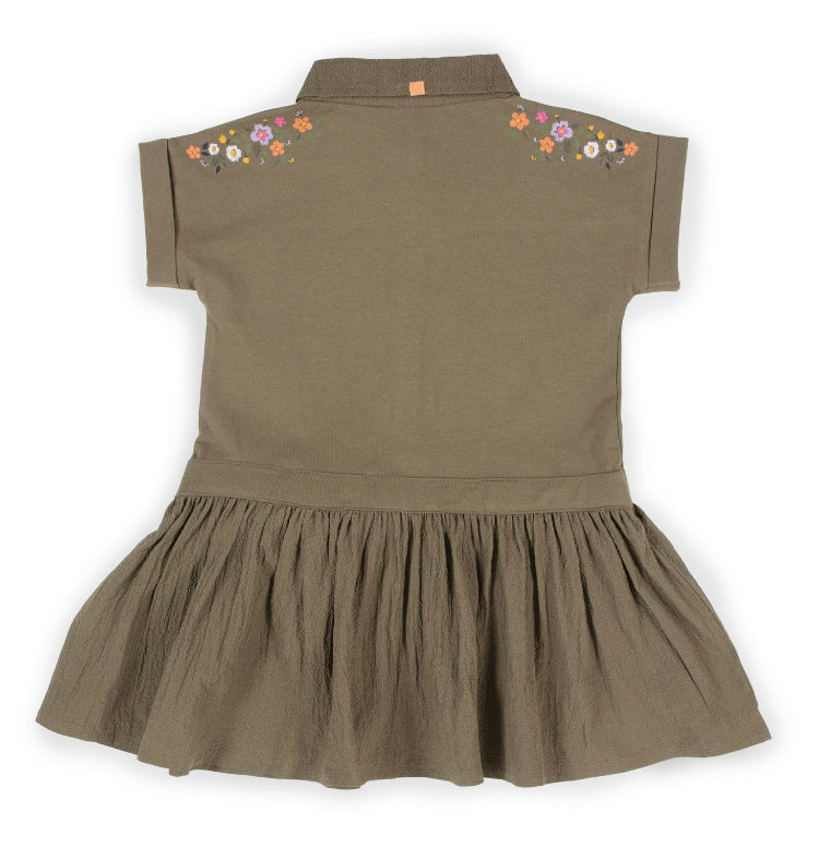 Olive Green Purse Dress-Nano