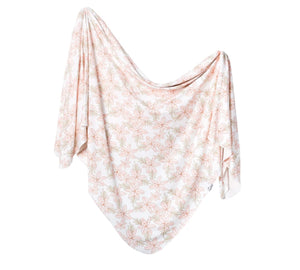 Copper Pearl Knit Swaddles- Baby Girl