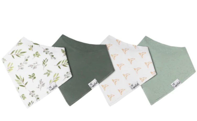 Baby Boy/Gender Neutral Bandana Bibs -Copper Pearl