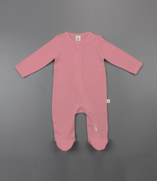 Long Sleeve zip suit with Feet - Imababywear