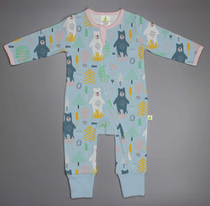 Long Sleeve Zipsuit without feet - Imababywear