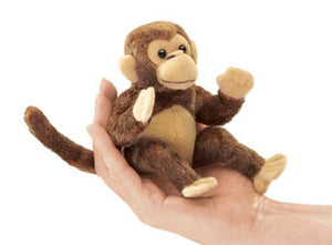 monkey puppet, finger puppet, 