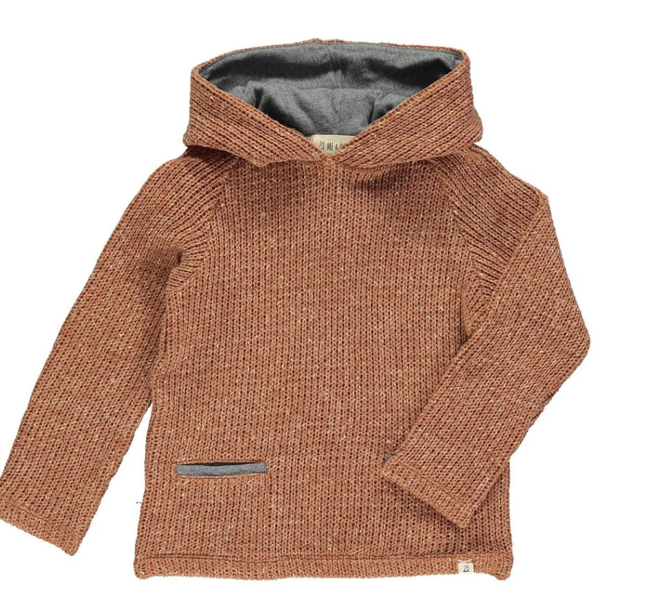 Baby Lamar Knit Hooded Sweater Top-Me And Henry