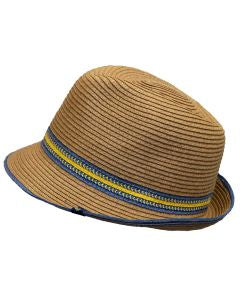 Fedora with Blue Trim