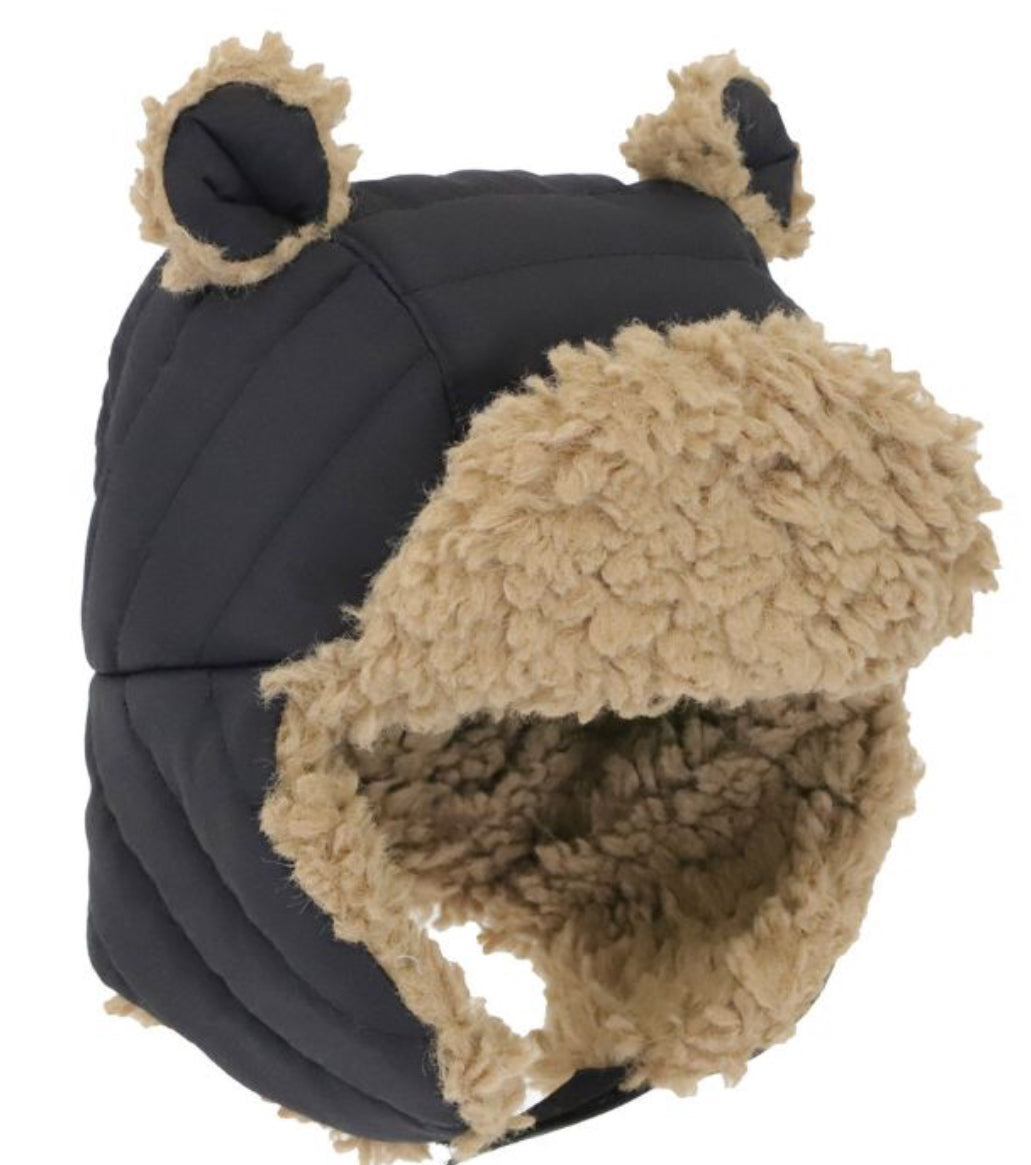 Nylon Bear Puffer Hats Calikids