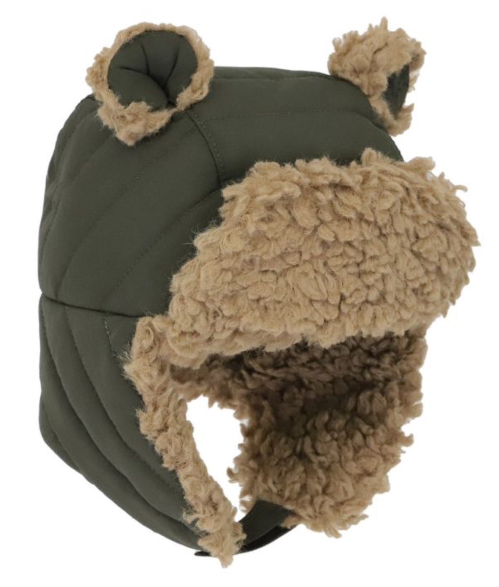 Nylon Bear Puffer Hats Calikids