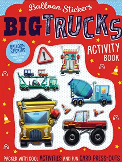 Big Trucks Activity Book-Make Believe Ideas