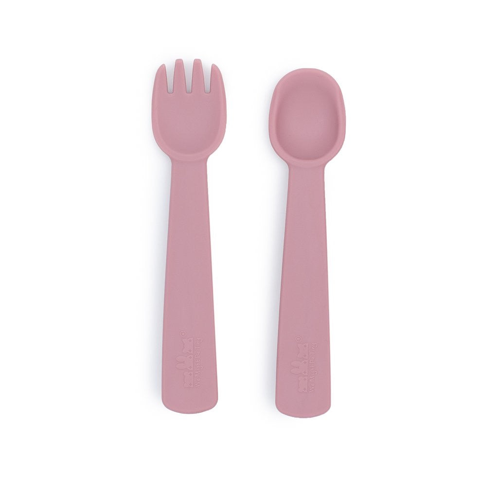 Silicone Fork and Spoon with Travel Case-We Be Tiny