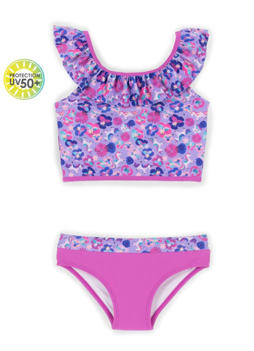 Nano - Two-piece Swim Suit with Frills