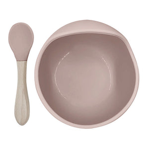 Siliscoop-Silicone Bowl And Spoon Set-Kushies