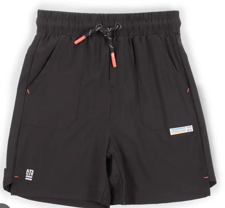 black sport shorts kids, black shorts, boys shorts , running shorts