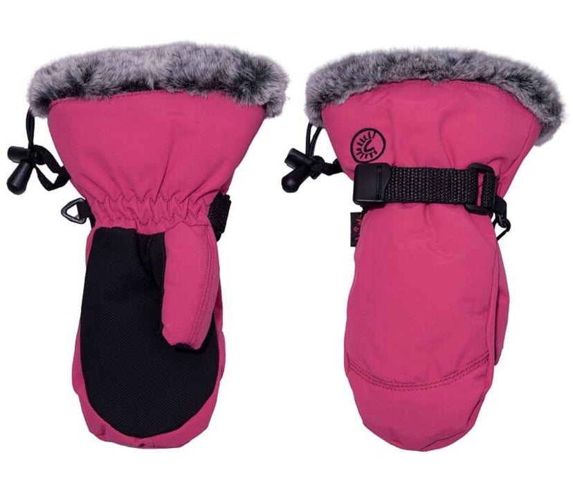 Fun Fur Waterproof Mitts-Calikids