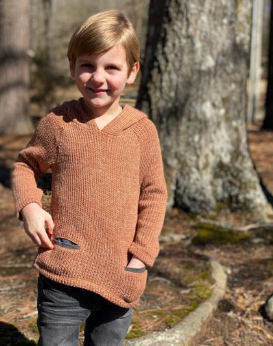 Baby Lamar Knit Hooded Sweater Top-Me And Henry