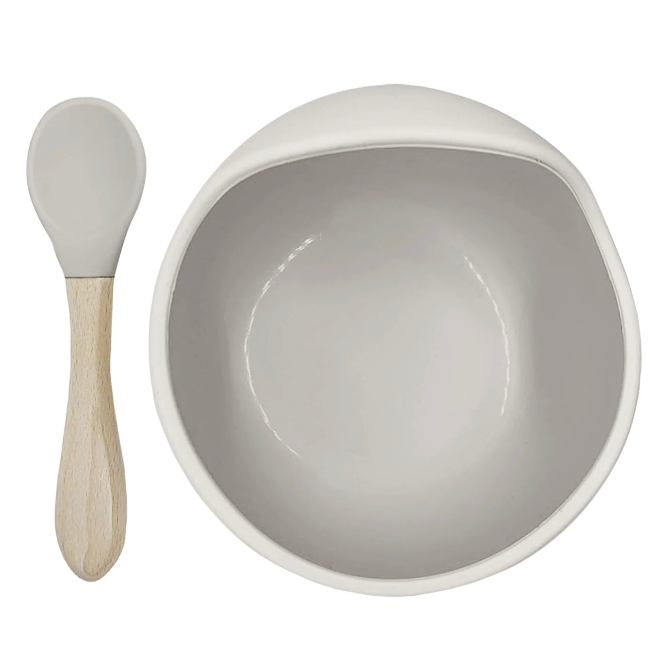 Siliscoop-Silicone Bowl And Spoon Set-Kushies