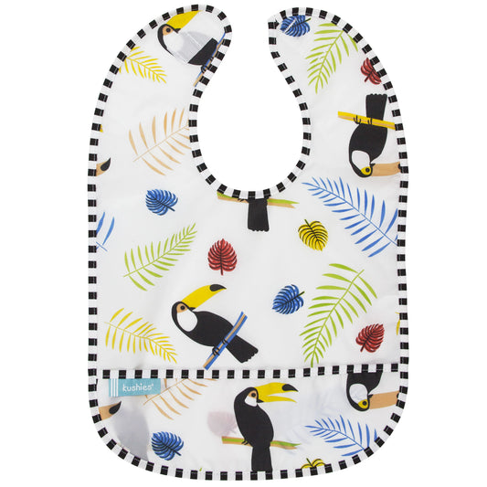 Cleanbib - waterproof bib with sleeves-Kushies