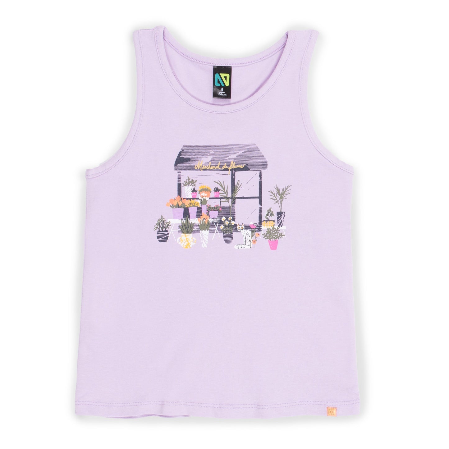 Mauve Garden Market Lilac Tank Top-Nano