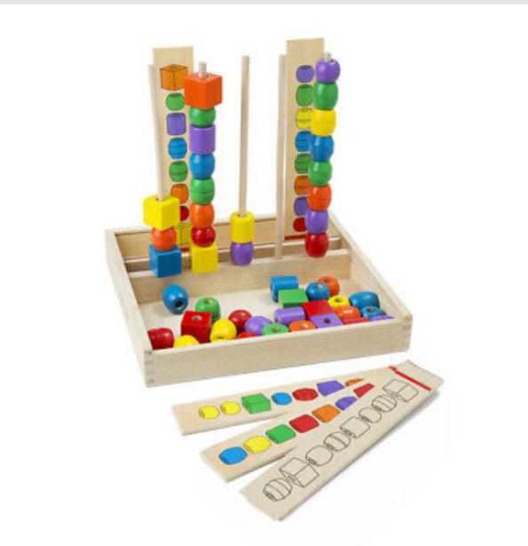 Wooden Bead Sequencing Set