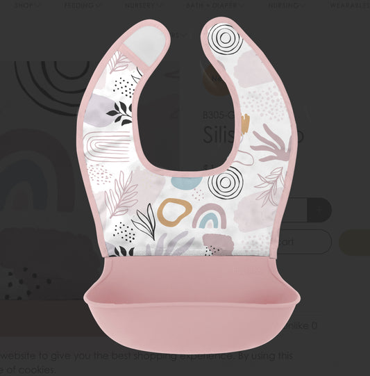 Silisoft - Kushies - bib with silicone pocket