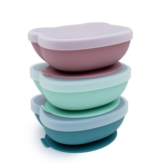 Sticky Silicone Bowl with Lid