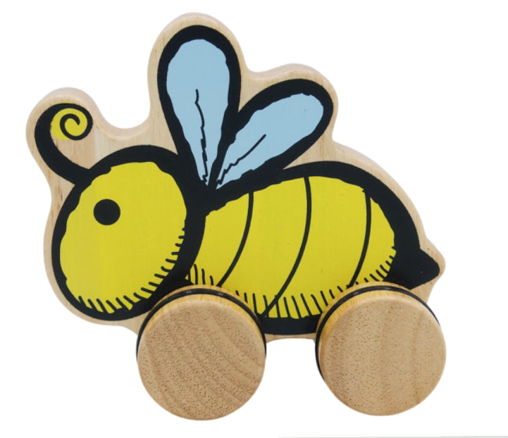 Wooden bee toy, wooden toy, busy bee