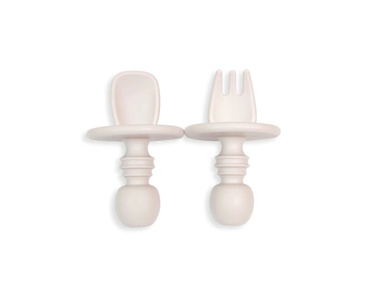 Silistarter-Silicone Fork+Spoon Set-Kushies