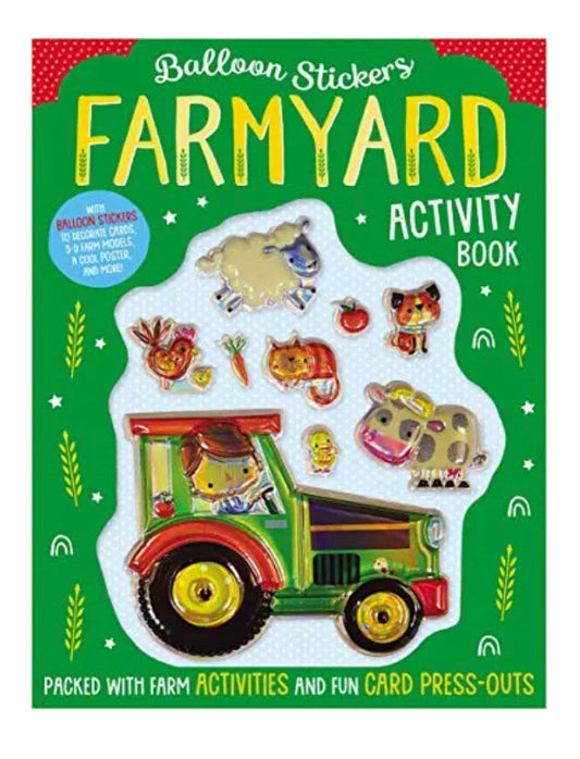 Balloon Stickers Farmyard Activity Book-Make Believe Ideas