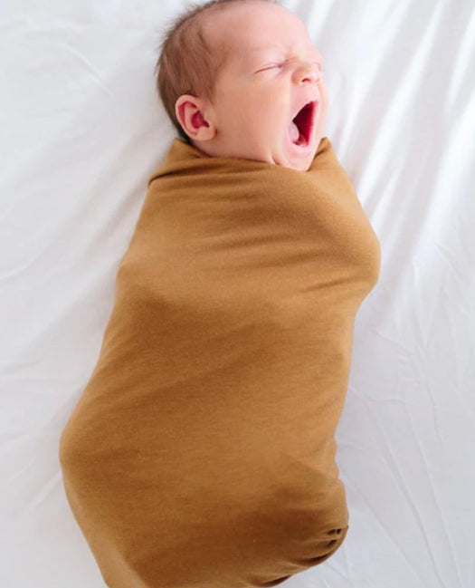 Gender Neutral/Boys Knit Swaddles- Copper Pearl