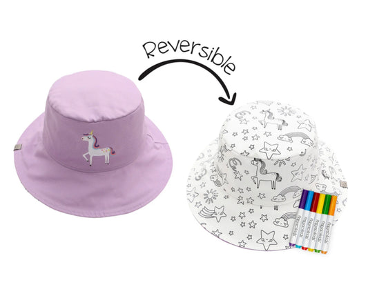 Kid’s Colouring Sunhats -Flapjacks