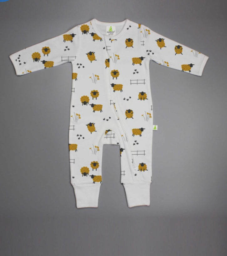 Long Sleeve Zipsuit without feet - Imababywear