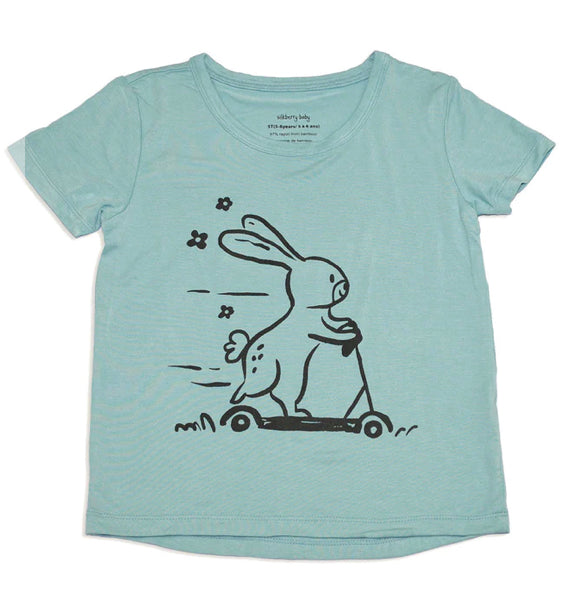 Bunny tishirt, bamboo tishirt, silkberry