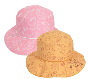 Swim Hats -CaliKids/Strawberry,Mango,Orange Daisies