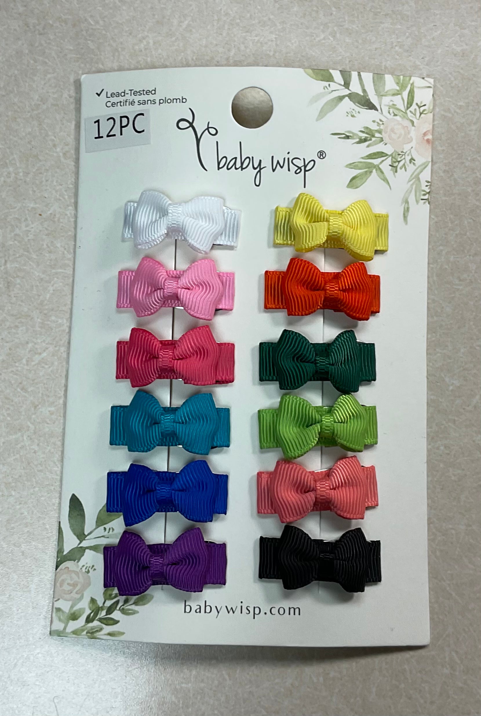 Baby Wisp 12 Pack Snap Clips