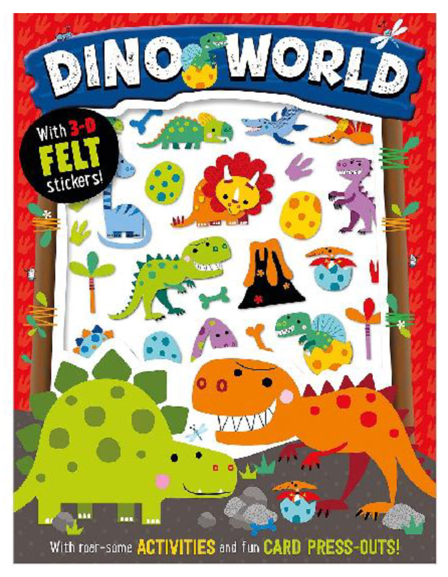 Dino World Activity Sticker Book