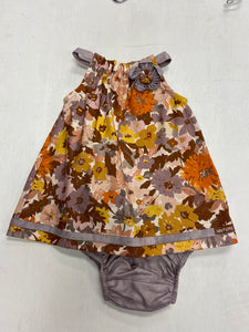 Brown Vintage A-Line Dress/Top